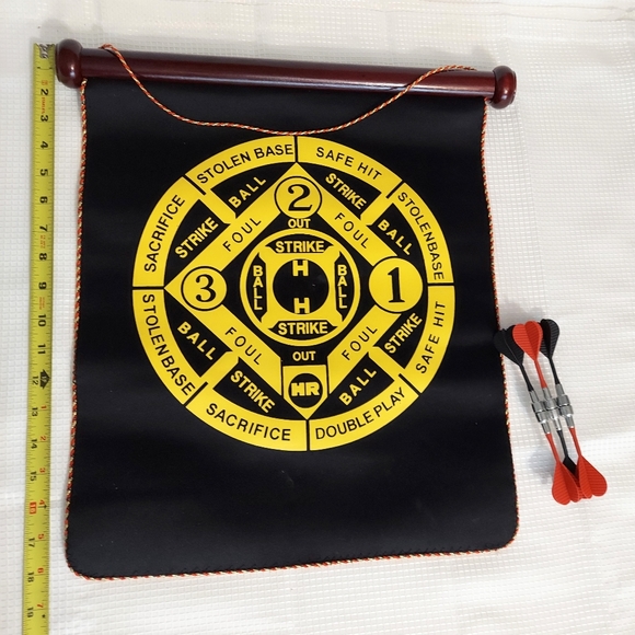 Safety Magnetic Dart Game Wall Hanging Reverse Baseball Magnet Fabric - Picture 2 of 11